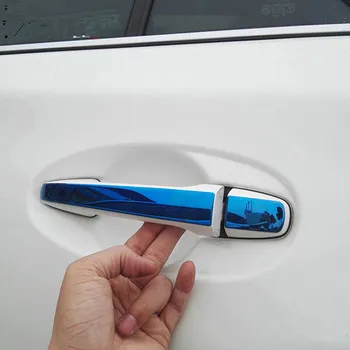 Toyota Corolla fielder için 2016 2017 2018 Yeni Paslanmaz Çelik kapı kulp kılıfı Pad Sticker Styling