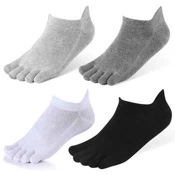 Unisex Ayak Çorap Pamuk Beş Parmak Nefes Kısa Çorap Erkekler Spor Koşu sağlam Temel Yüksek Kaliteli Harajuku Kadın Çorap