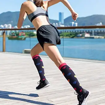 Varis çorabı Erkekler Kadınlar Koşu Yürüyüş spor çorapları 20-30 mmgh Fit Tıbbi Ödem Diyabet Varisli Damarlar
