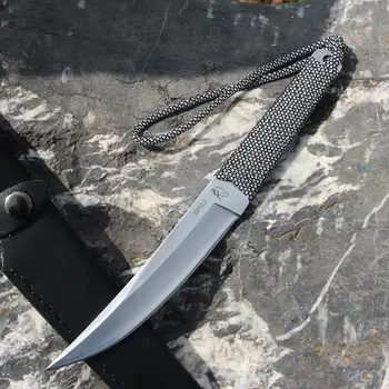 Voltron vahşi survival saber, vahşi kendini savunma taşıma bıçağı, açık bıçak, keskin taktik av bıçağı, düz bıçak