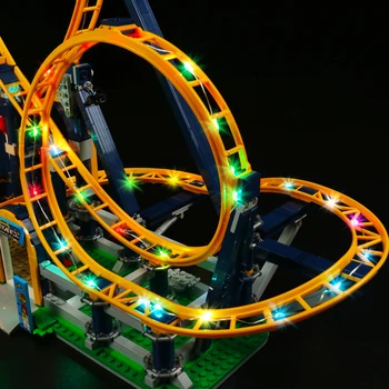 Vonado led ışık Kiti 10303 Döngü Coaster Yapı Taşları Seti (Dahil DEĞİL Model) tuğla DIY Oyuncaklar Çocuklar İçin