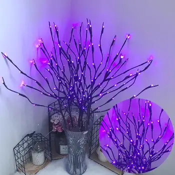 Yapay bitki Noel 20 LEDs söğüt dalı lamba dizeleri ışık düğün Noel ağacı dekorasyon