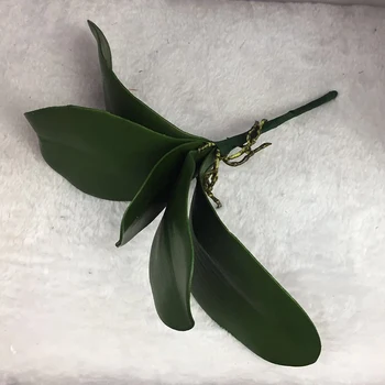 Yapay Phalaenopsis Yaprakları Ev Dekor Yaprak Kelebek orkide Yardımcı Malzeme çiçek dekorasyonu Orkide Yaprakları