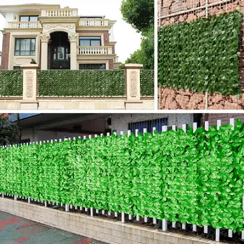 Yapay Çitler Sahte Yapraklar çit ekran koruyucu Kapak Panelleri Dekoratif Kafes