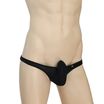 Yeni kese üzerine erkek iç çamaşırı serin ipek külot mikro underwearl seksi külot