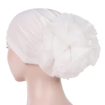 Yeni Müslüman İç Başörtüsü Başörtüsü İslam Kapaklar Başörtüsü Kapaklar Türban kadınlar için Rahat Yumuşak Kadın Kemo Şapka Başkanı Wrap Çiçek