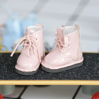 Yeni ob11 bebek ayakkabıları obitsu11 DDF body9 1/12 BJD GSC kil parlak deri bot ayakkabı molly bebek aksesuarları bjd bebek ayakkabıları