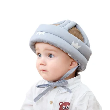 Yürüyor Bebek emniyet kaskı Bebek Şapka Kask Yürümeyi Öğrenmek Şapka Bebek Koruyucu Oyun Kask Yumuşak Rahat Koşum Kap
